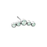 Mini Cluster 5 CZ Threadless