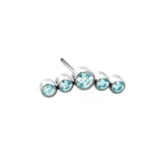 Mini Cluster 5 CZ Threadless