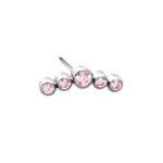 Mini Cluster 5 CZ Threadless