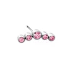 Mini Cluster 5 CZ Threadless