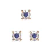 Mercury Mist Topaz Prong - Threadless End