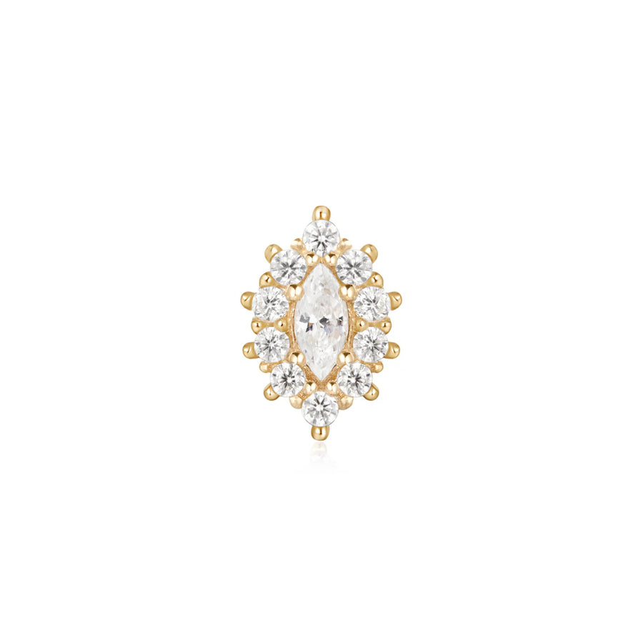 Marquise Halo - Threadless End
