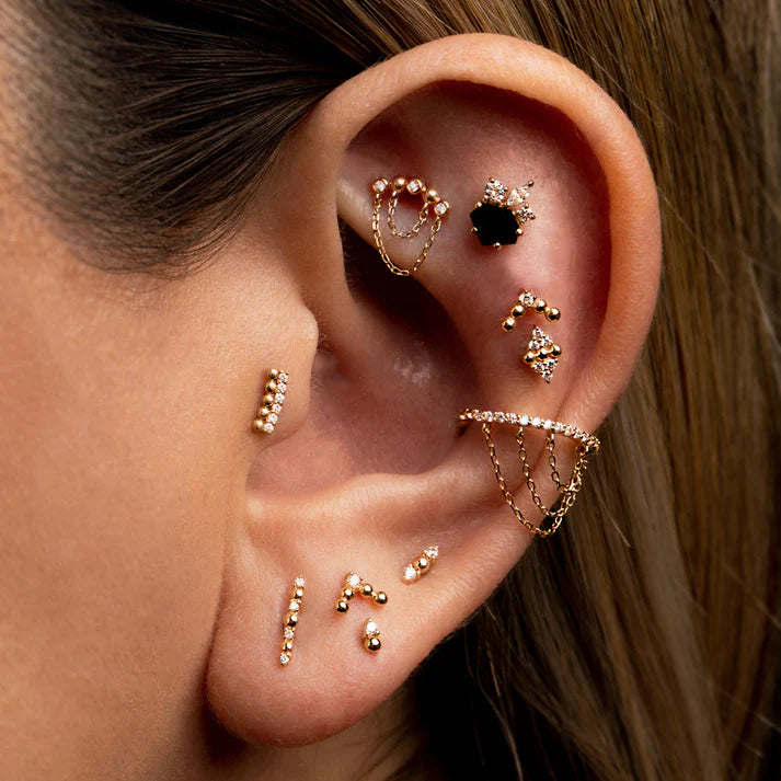 Babe Threadless End with Diamond