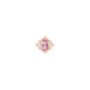 Reyna – Threadless End with Pink Tourmaline