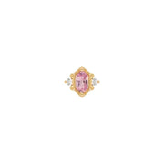 Reyna – Threadless End with Pink Tourmaline