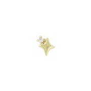 Star stuff Threadless End with Diamond