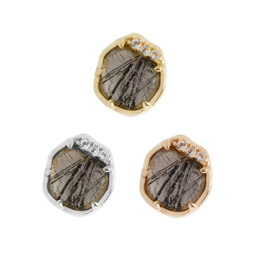 Buddha Jewelry Vision Tourmalated Quartz Threadless End