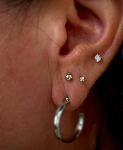 Celestial Threadless End with CZ