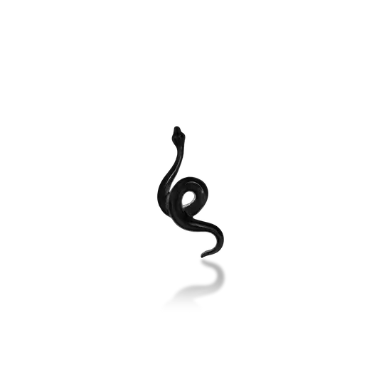 Junipurr 14ct Gold Textured Snake End