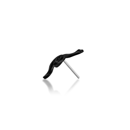 Junipurr 14ct Gold Textured Snake End