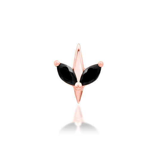 Junipurr Jewelry Lucienne - Black CZ – Jynx Body Jewellery