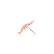 Junipurr 14ct Gold Textured Snake End