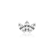 Junipurr Jewelry Triple Marquise Fan CZ
