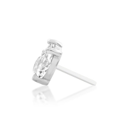 Junipurr Jewelry Vi White CZ