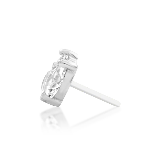 Junipurr Jewelry Vi White CZ