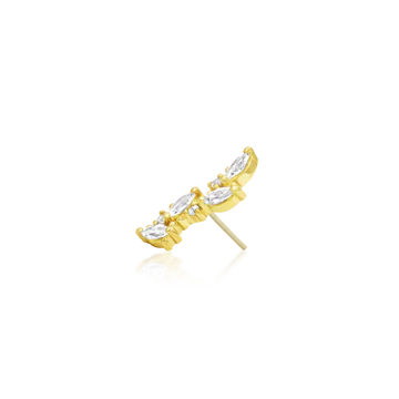 14ct Gold CZ Vine  End – Andreia