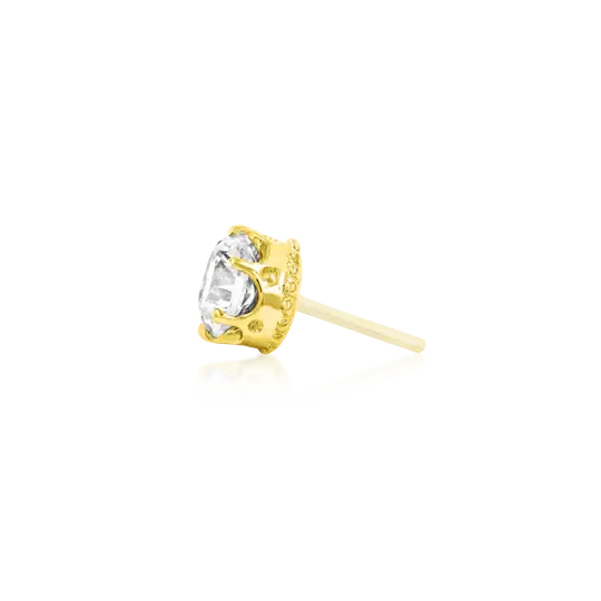 Junipurr Jewelry Crown-set with Cubic Zirconia End