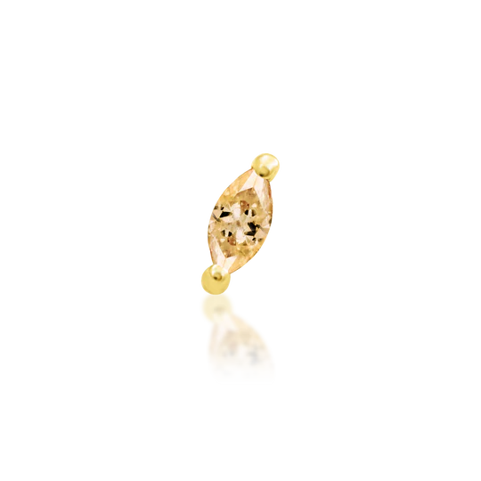 Junipurr Marquise End – 14ct Gold