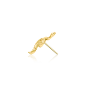 Junipurr 14ct Gold Textured Snake End