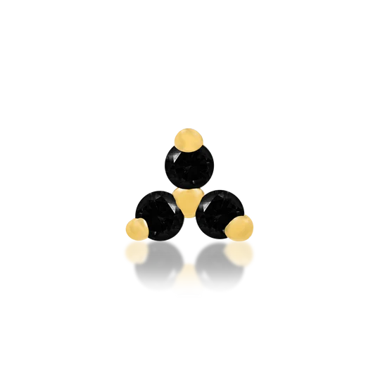 Junipurr Trinity Decorative End – 14ct Gold