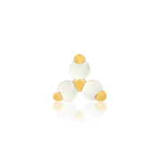 Junipurr Trinity Decorative End – 14ct Gold