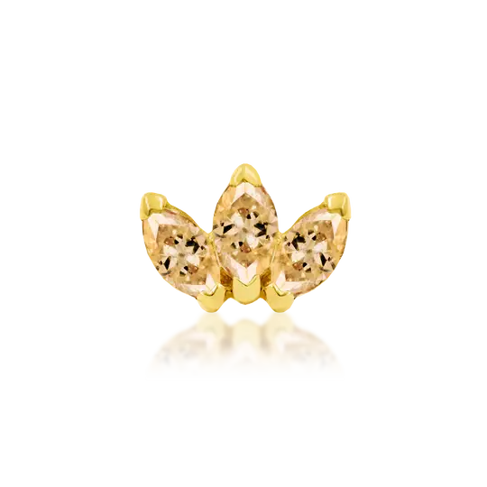 Junipurr Triple Marquise Fan End