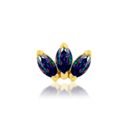 Junipurr Triple Marquise Fan End