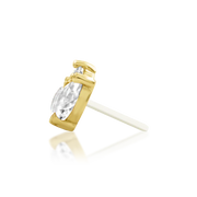 Junipurr Jewelry Vi White CZ