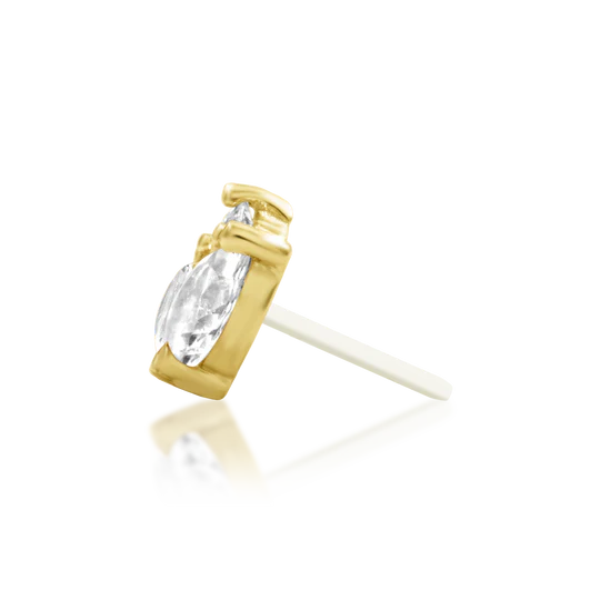 Junipurr Jewelry Vi White CZ