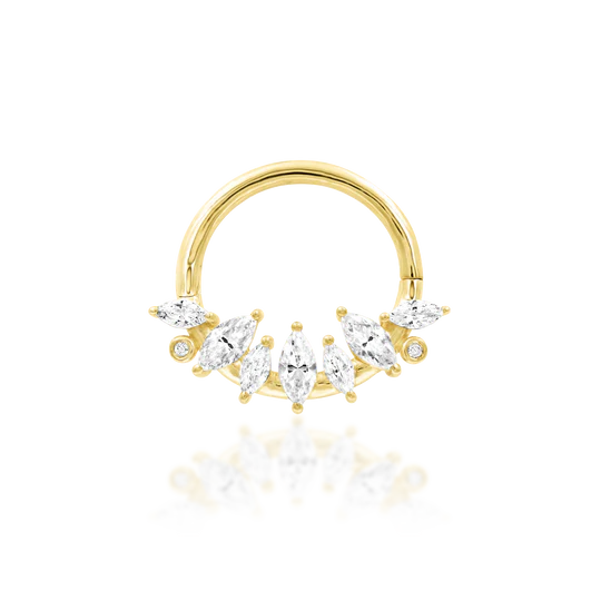 Junipurr Winter Clicker Ring – 14ct Gold