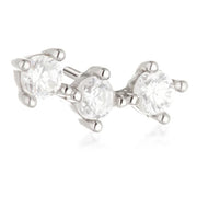 14ct Gold Triple Gem End