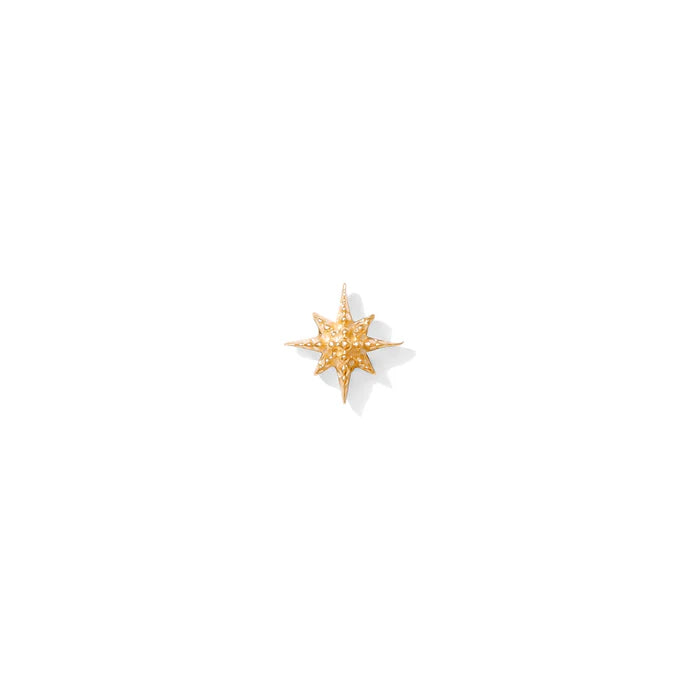 Twinkle End 14ct Gold Star
